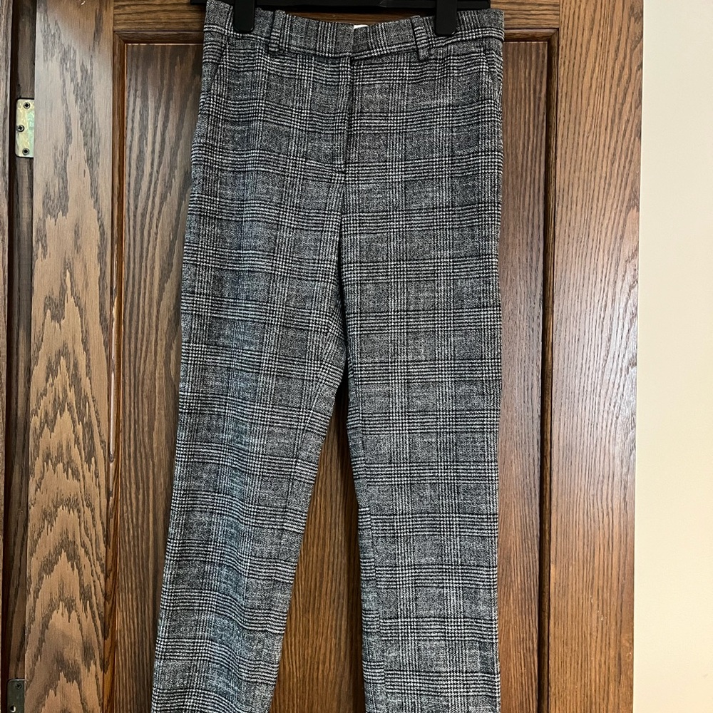 Plaid dress pants